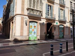 Outside at El Cambio in Malaga