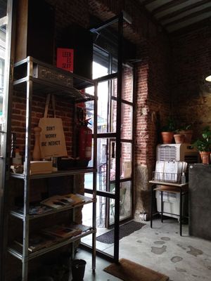 Interior at Pum Pum Cafe in Madrid