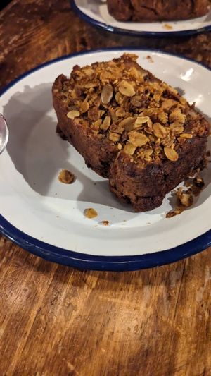 Banana bread at Pum Pum Cafe in Madrid