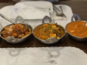 Tofu Makhani - Tofu chilli- Tofu mater mushroom at Tandoor of India in Rochester