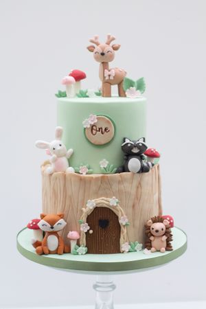 Vegan woodland cake   at Jesmond Cake Company in Newcastle Upon Tyne