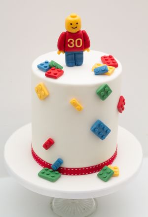 Lego Cake  at Jesmond Cake Company in Newcastle Upon Tyne