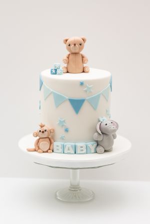 Baby boy Cake  at Jesmond Cake Company in Newcastle Upon Tyne