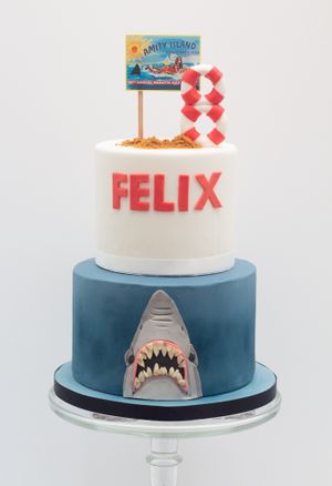 Jaws Cake  at Jesmond Cake Company in Newcastle Upon Tyne