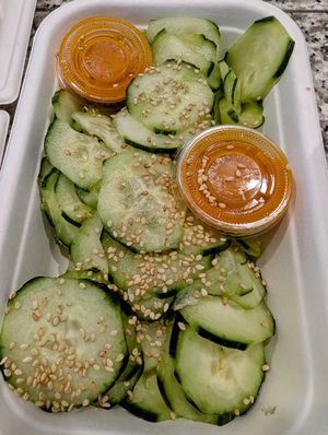 Cucumber Salad at Dharma Sushi & Thai in Boise