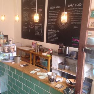 . at Cafe Vida in La Paz