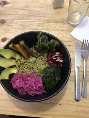 Hippie bowl at Cafe Vida in La Paz