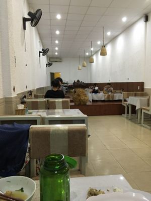 Inside restaurant at Chay An Nhien in Da Nang