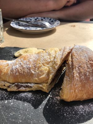 vegan choco croissant   at ONO by Marouli in Rhodes