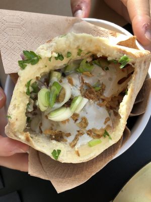 israeli pitta   at ONO by Marouli in Rhodes