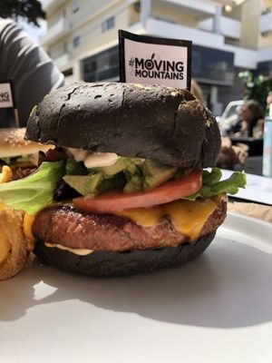 california burger   at ONO by Marouli in Rhodes