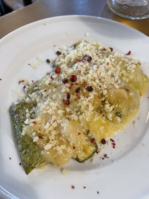 Oven baked zucchini (tasting menu)  at ONO by Marouli in Rhodes