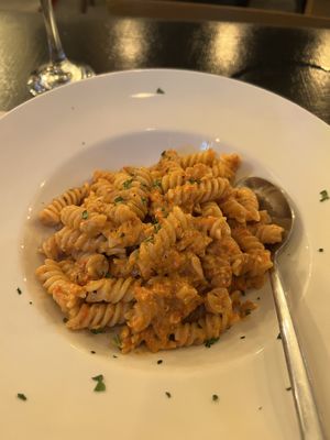 Romesco pasta  at ONO by Marouli in Rhodes
