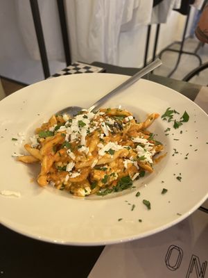 Vegan fresh pasta  at ONO by Marouli in Rhodes