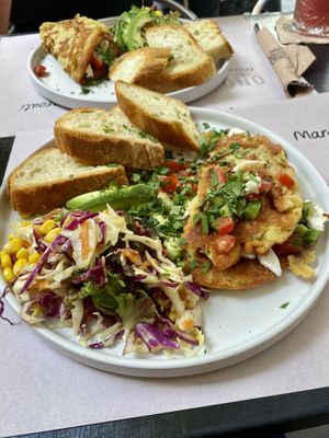 Vegan omelette  at ONO by Marouli in Rhodes