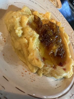 Fava and caramelised onions  at ONO by Marouli in Rhodes