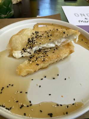 vegan filo pastry  at ONO by Marouli in Rhodes