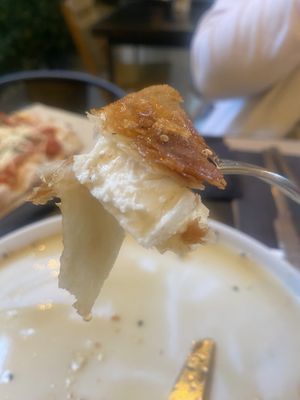 Inside of the feta - to die for!!  at ONO by Marouli in Rhodes