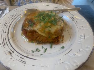 Mousaka  at ONO by Marouli in Rhodes