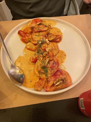 Raviolis  at ONO by Marouli in Rhodes