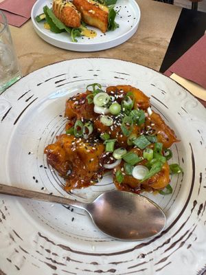 The best Bang bang cauliflower! at ONO by Marouli in Rhodes