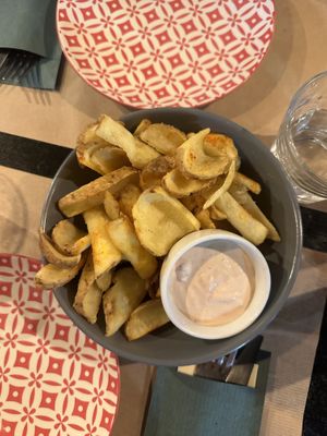 Crunchy potatoes   at ONO by Marouli in Rhodes