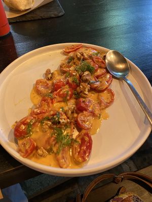 Beetroot ravioli   at ONO by Marouli in Rhodes