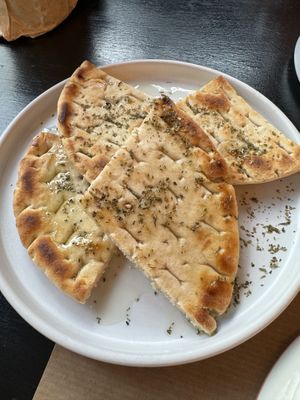Pita bread   at ONO by Marouli in Rhodes