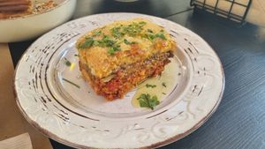 Mousakka at ONO by Marouli in Rhodes