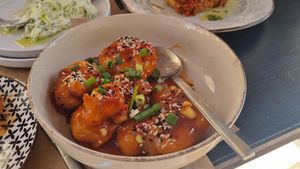 Bang bang cauliflower at ONO by Marouli in Rhodes