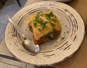 Vegan moussaka  at ONO by Marouli in Rhodes