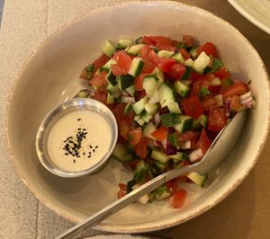 Mediterranean salad  at ONO by Marouli in Rhodes