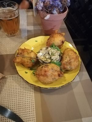 pitarouda a typical Rohdes dish at ONO by Marouli in Rhodes