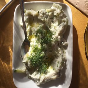 Vegan tsatsiki at ONO by Marouli in Rhodes