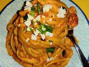 VeganFetaPasta at ONO by Marouli in Rhodes