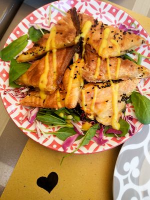 Vegetable tart at ONO by Marouli in Rhodes