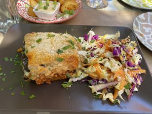 Vegan moussaka 😍 at ONO by Marouli in Rhodes