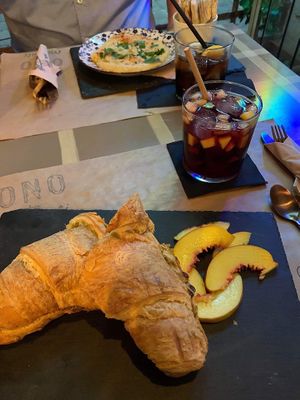 Take 2 of the vegan croissant with the homemade chocolate spread at ONO by Marouli in Rhodes