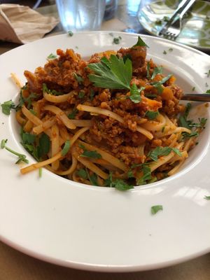 Pasta ragu  at ONO by Marouli in Rhodes