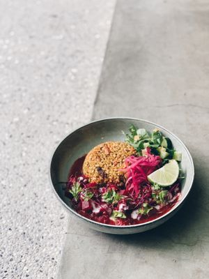 Beet Curry & Pilaf at Plants in Taipei