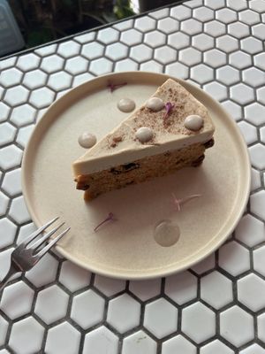 Raw carrot cake  at Plants in Taipei
