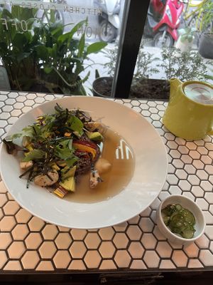 Oolong ochazuke  at Plants in Taipei