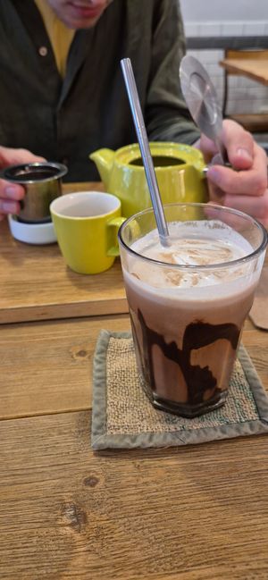 Iced mocha at Plants in Taipei