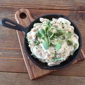 Fusili Alfredo at Plants in Taipei