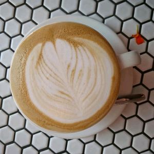 Latte at Plants in Taipei