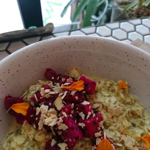 Golden Mylk Soaked Oats at Plants in Taipei