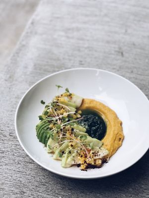 Caribbean White Gourd Ceviche at Plants in Taipei