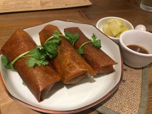 Spring rolls  at Plants in Taipei