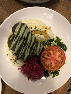🌱Raw Lentil Falafel Plate at Plants in Taipei