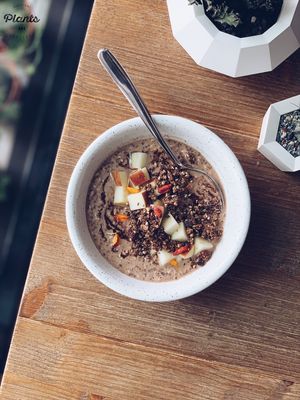 Cacao Soaked Oats at Plants in Taipei
